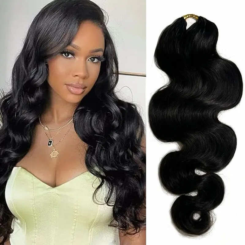 hot selling body wave knotless pre separated crochet hair extensions 120gram