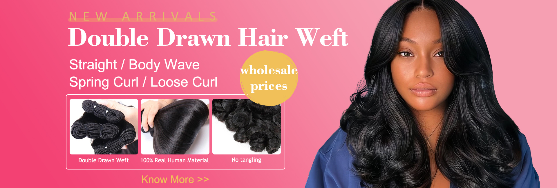 brazilian hair double drawn